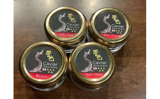 中津川キャビア S Caviar 食べ比べ4種 F4N-1215