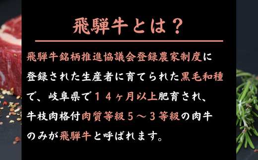 【数量限定！チルド（冷蔵）発送！】「飛騨牛」A5等級もも 300g すき焼き しゃぶしゃぶ F4N-1225