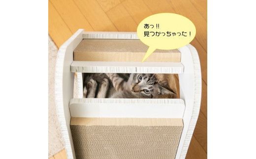 猫のつめとぎ＋House「さんかく」（ぷらすはうすさんかく） F4N-1288