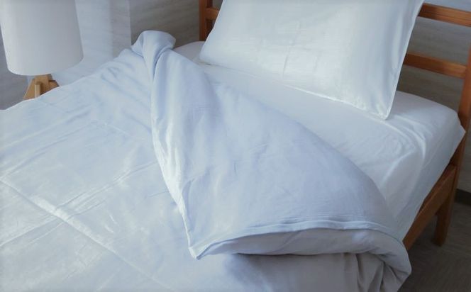 HB069 一重ガーゼやさしい和晒掛けふとんカバー　シングルサイズ　ブルー