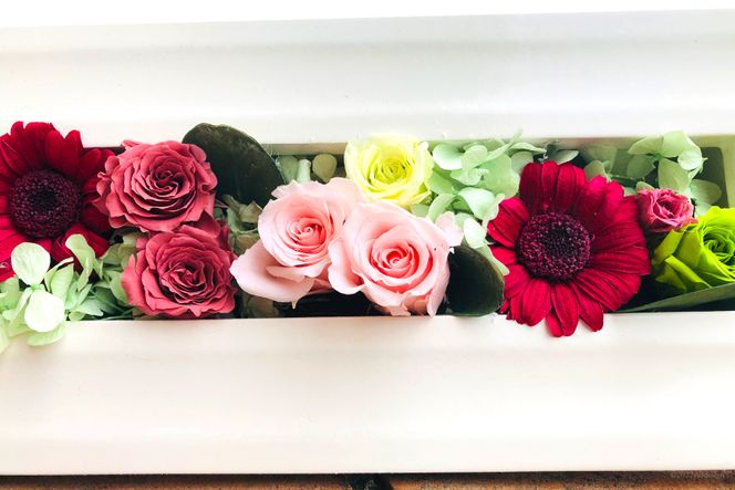 プリザーブドフラワー 額 花 ギフト プレゼント 贈答 母の日 [littleprincess 吉井圭香 石川県 宝達志水町 38600026]