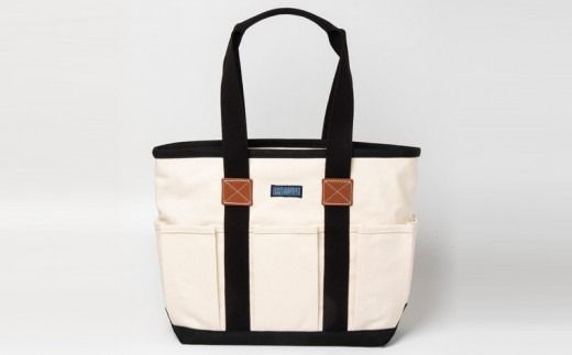 「琉球帆布」クラフトマンバッグ（キナリ）- 実用性 帆布 トート キャンバス生地 丈夫 ベーシック おしゃれ ファッション お出かけ かばん 鞄 手仕事 手づくり ハンドメイド 琉球帆布 伝統技術 沖縄県 八重瀬町【価格改定】