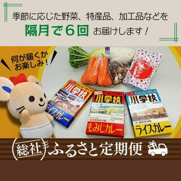 【隔月6回】そうじゃふるさと定期便（季節の野菜・特産品・加工品）072-003