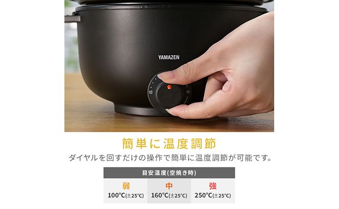 卓上電気小鍋 デキタテポット R7J71 YMCP-S650(B) F4N-2539