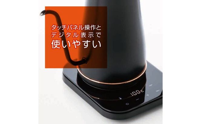 温度調節機能付き電気ケトル（1200W/0.8L） EGL-C1281【ブラックブロンズ】77684 F4N-0704