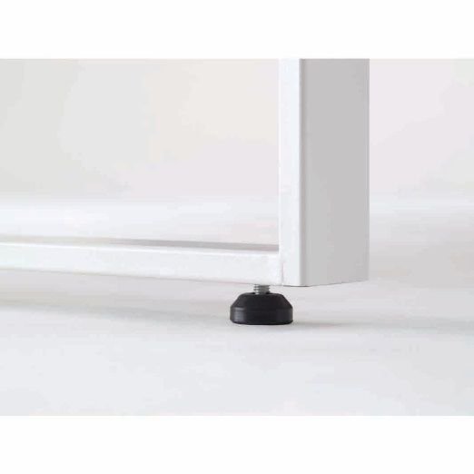 MTKTミーティングテーブル 幅160（2.天板ブラウン×脚部ホワイト） ミーティング 打ち合わせ 作業机 家具 テーブル 愛西市 / タック株式会社 [AEAH014-2]