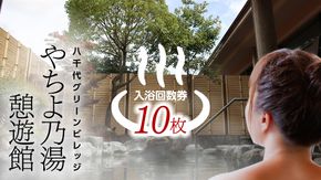 八千代グリーンビレッジ 「 やちよ乃湯 憩遊館 」 温泉 入浴 回数券（ 10枚 ） 入浴券 おんせん 入浴チケット 旅行 ふるさと納税 17000円  [AN014ya]