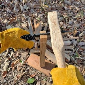 Batoning bou300　天然堅木で作る薪割叩き棒