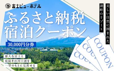 富士ビューホテルふるさと納税宿泊クーポン30,000円分券 FAY004