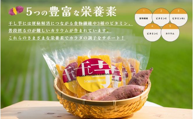 MUSCLE POTATO トロ生干し芋セットB 100g入×3パック×3袋 さつまいも サツマイモ 紅はるか 国産 スイーツ マッスルポテト アスリート 低GI値食品 おやつ ヘルシー F4N-0205