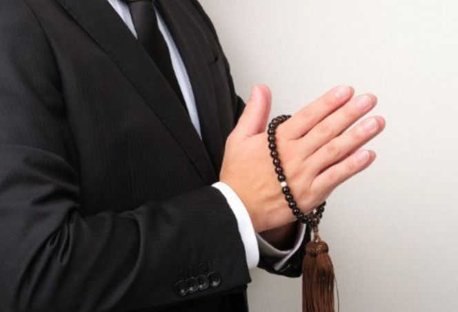 【天然宝石珊瑚】白珊瑚丸玉と茶水晶の片手数珠　kn030