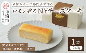 グルテンフリー専門店のつくる「レモン香る NYチーズケーキ」(H053231)