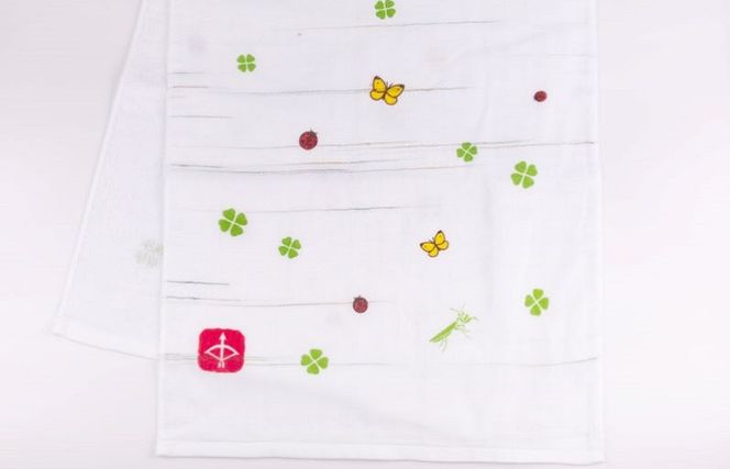 099H331 【スピード発送】JAPAN madeガーゼタオル 3枚セット(スラブ緑)【泉州タオル 国産 吸水 普段使い シンプル 日用品】