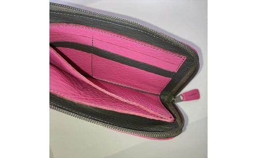 「鞄工房　香」レザー長財布 カメ FAA3018