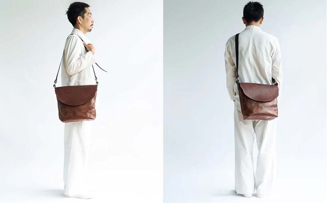 牛革 ショルダーバッグ（L) ZUY-A96A
