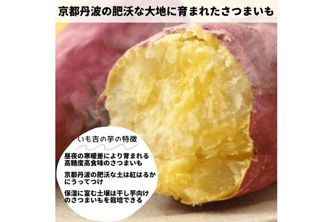 100%天日干し 京都 丹波産 「干し芋」10パック【栽培期間中農薬不使用 無添加】《紅はるか さつまいも 干しいも 有機質肥料》