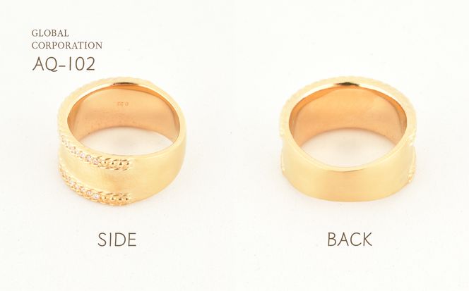 AQ-102（SJ-133）Aufino　22K　ダイヤモンド　リング　指輪　22金　ジュエリー