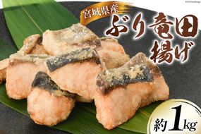 ブリ 竜田揚げ 約1kg 宮城県産 [さんりくみらい 宮城県 気仙沼市 20564028] 惣菜 鰤 ぶり 竜田 魚 簡単調理 冷凍 おかず おつまみ 冷凍食品 魚介