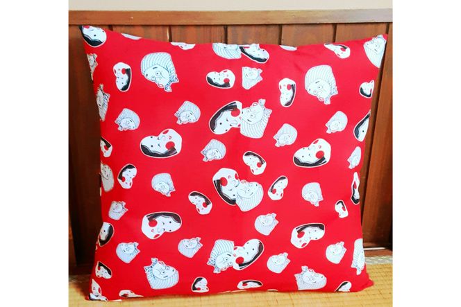 座布団 カバー 綿100% 1枚 [ライフ・ラボ 宮崎県 日向市 452060443] 座布団カバー ひょっとこ おかめ 簡易郵便