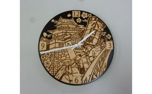 115-1379　新マンホールデザイン「小田原巡り」制作記念時計