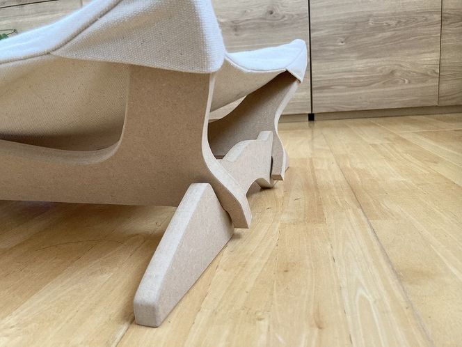 【リアルダウン使用】 ハンモックタイプの 羽毛ペットベッド　クッション 犬や猫が喜ぶ！ H162-042