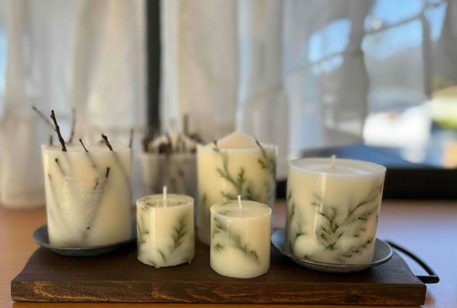 HK002  ボタニカルキャンドル