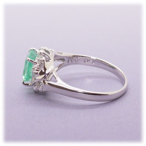 エメラルド リング 1ct SV925 （14425）　BR-23