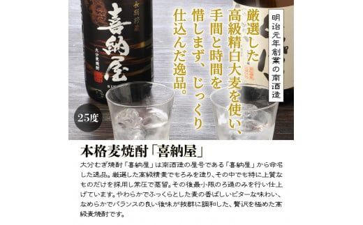 国際コンクール受賞セット　本格麦焼酎喜納屋＆本格麦焼酎とっぱい_1662R