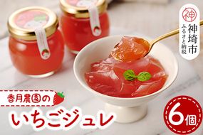 いちごジュレ6個セット 【佐賀県産 夏におすすめ シャーベット ひんやりスイーツ】(H017110)