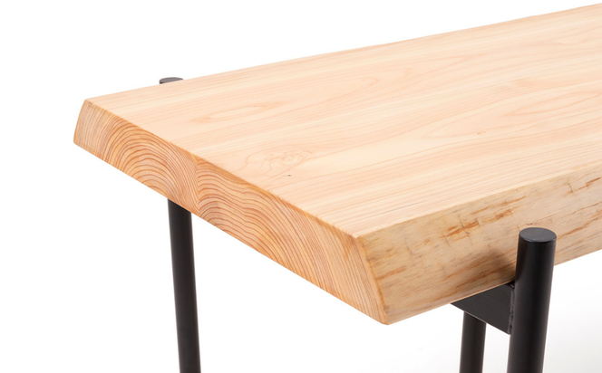 【幅サイズオーダー可能】　KIMIKI - MIMIベンチ 100cm -150cm M-mp-A49A