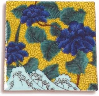 【お得な４枚】九谷焼スクエアプレート（古九谷） 012024