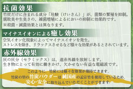 ＜竹炭パウダーセット 100g×3＞翌月末迄に順次出荷【b0024_ta】