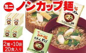 G9-04 ミニノンカップ麺 おわん麺セット20食（2種×10食）