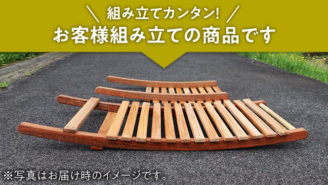 《 受注生産 》 天然木 ハイバック チェア 1脚 【 小 】 組み立て式 木製 デッキチェア インテリア アウトドア キャンプ テラス 庭 家具 日用品 椅子 イス 収納 省スペース [DP002us]