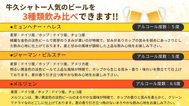 【 牛久市限定 コラボ 】 常陸牛 ( 焼肉用 ) ＆ 牛久シャトービール 3本 A4 A5 常陸牛 モモ バラ 食べ比べ 焼肉 牛肉 肉 牛久シャトー ビール お酒 クラフトビール [DL003us]