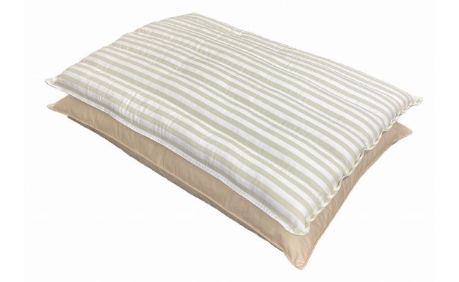 AA017　ダウンピロープラス　羽毛枕（定番サイズ　43ｃｍ×63ｃｍ）　日本製