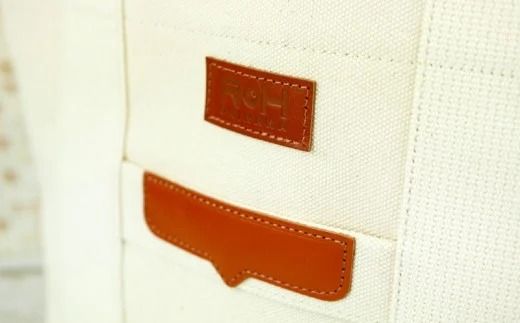 「琉球帆布」ベーシックトート M　キナリ - 極厚 4号帆布 トートバッグ キャンバス生地 丈夫 ベーシック おしゃれ ファッション お出かけ かばん 鞄 手仕事 手づくり ハンドメイド 琉球帆布 伝統技術 沖縄県 八重瀬町【価格改定】