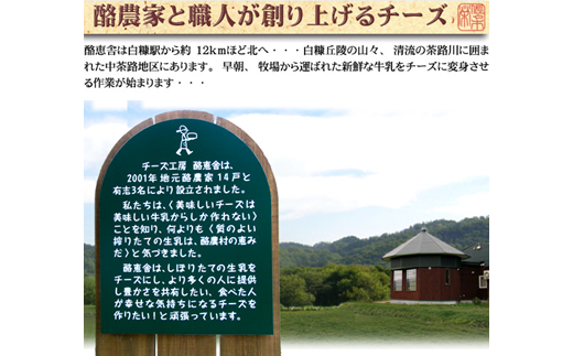 【数量限定】白糠酪恵舎チーズセット【3種類×2組】