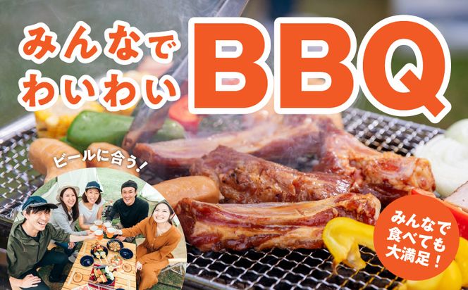 mrz0046-1 【スピード発送】厚切り 国産 豚肩バラ 骨付き スペアリブ 4kg（800g×5）【氷温熟成×極味付け アウトドア キャンプ BBQ におすすめ】