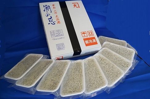便利！ しらす屋のしらす干し 小分けタイプ 630ｇ（70g×9p） H006-064