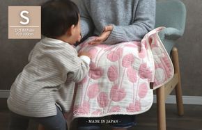 G1999 泉州南部織 6重ガーゼマルチケット（チューリップ/ローズ）