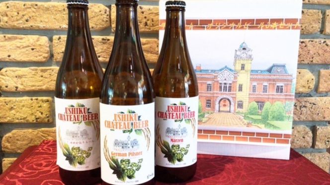 【 牛久市限定 コラボ 】 常陸牛 ( 焼肉用 ) ＆ 牛久シャトービール 3本 A4 A5 常陸牛 モモ バラ 食べ比べ 焼肉 牛肉 肉 牛久シャトー ビール お酒 クラフトビール [DL003us]