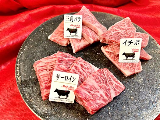 A4A5等級未経産雌牛　特選近江牛おすすめ部位　焼肉3種盛り　300ｇ【FO29SM】