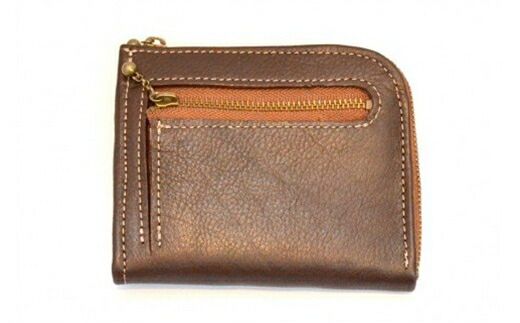 158-1056-001　L型ハーフサイズ財布（黒）