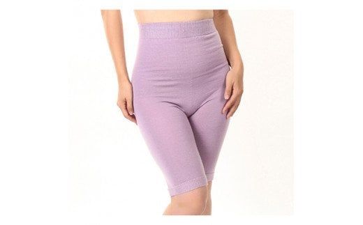 お腹ぽかぽかシルクとウールの腹巻きパンツ・ラベンダー2枚セット