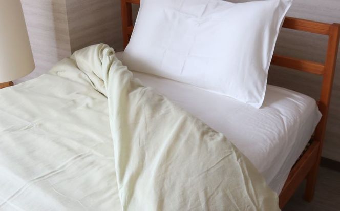 HB077 一重ガーゼやさしい和晒掛けふとんカバー　セミダブルサイズ　グリーン