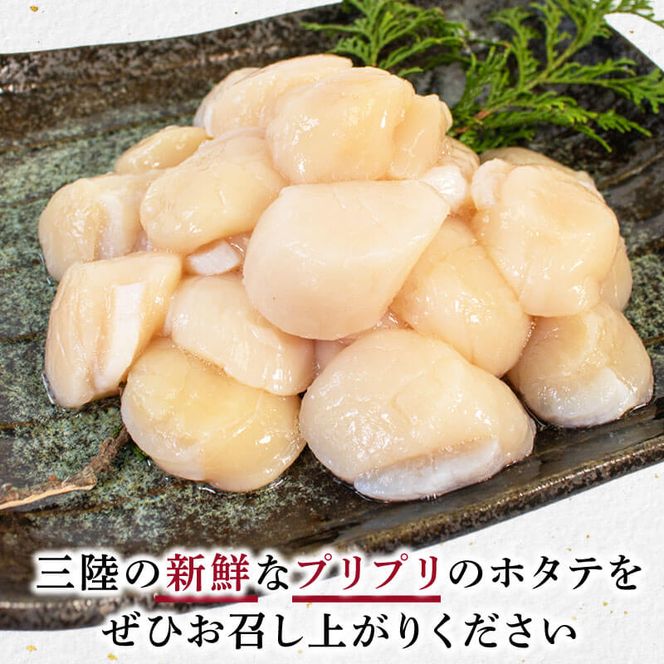訳あり ホタテ 冷凍 貝柱 500ｇ ホタテ 帆立 バター 醤油 おつまみ お刺身 三陸産 岩手県[michinoeki014]