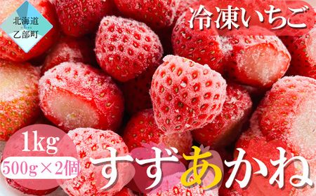 【予約受付中！8月上旬頃発送予定】＜山科農園の冷凍すずあかね　1kg＞甘酸っぱさが魅力の冷凍いちご