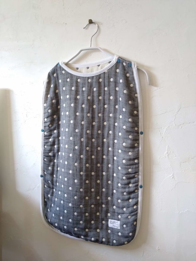 B-198 ハンドメイドの国産６重織ガーゼのスリーパー