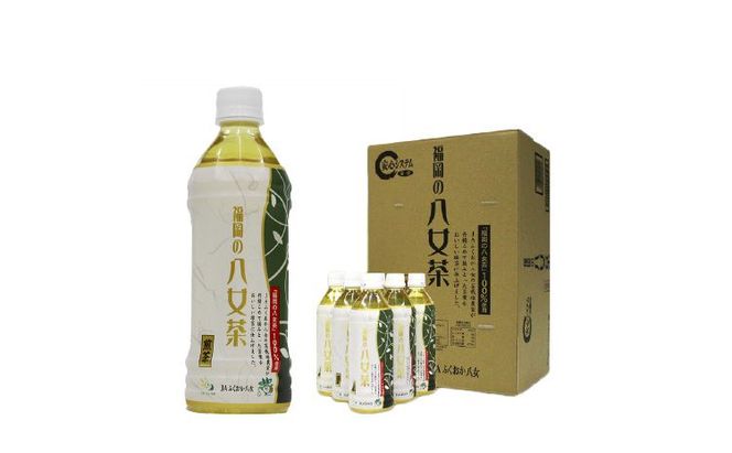 【D5-029】八女茶 煎茶ペットボトル 500ml×24本 【3カ月定期便】
